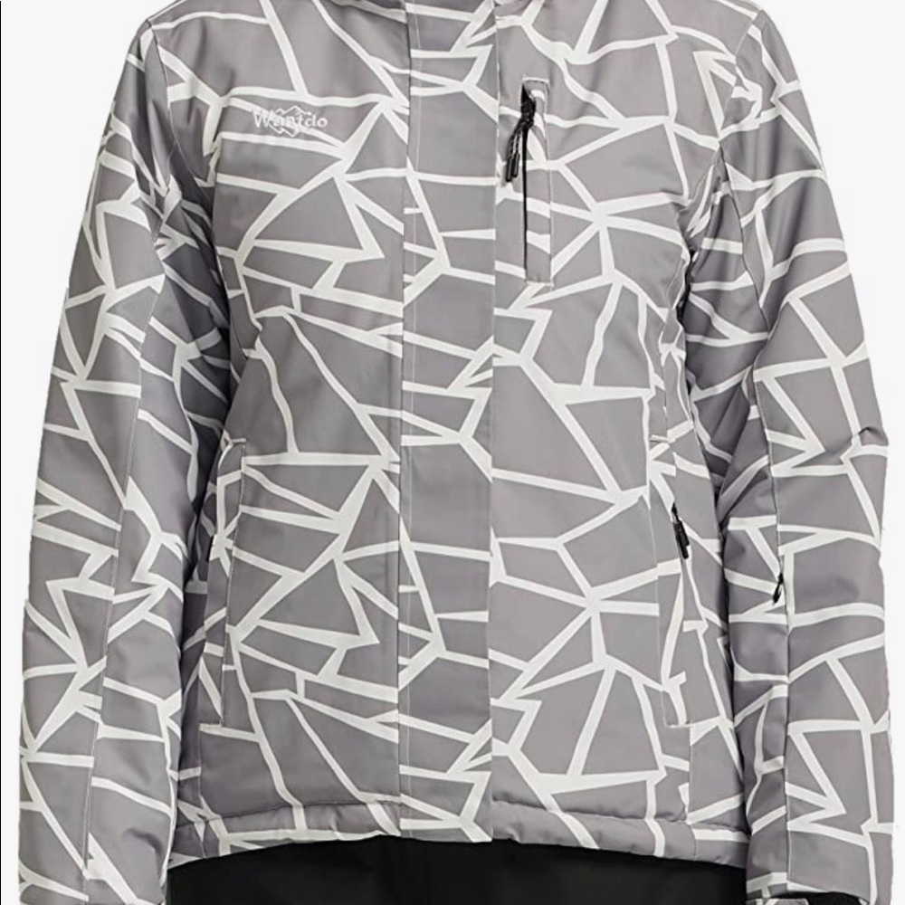 M NEW Wantdo Women's Waterproof Ski Jacket Rain Jacket Winter Warm Snow Coat NWT